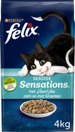 Felix Seaside Sensations - Katten Droogvoer - Zalm, Koolvis &groenten - 4kg -Huisdierbenodigdheden Korting 685x1200 4