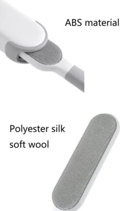 IGOODS - Pet Hair Remover - Hond & Kat Roller Brush - Dubbelzijdig Bont Ontharingsgereedschap Met Zelfreinigende Basis - Reismaatborstel - Voor Kleding - Bank - Tapijt - Autostoel GRIJS -Huisdierbenodigdheden Korting 686x1200