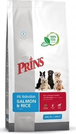 Prins Fit Selection Zalm/Rijst - 15 KG -Huisdierbenodigdheden Korting 687x1200 1