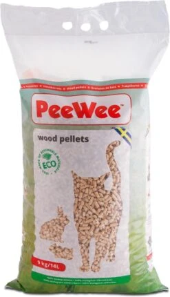 Peewee Houtkorrels Kattenbakvulling - 9 Kg (14l)