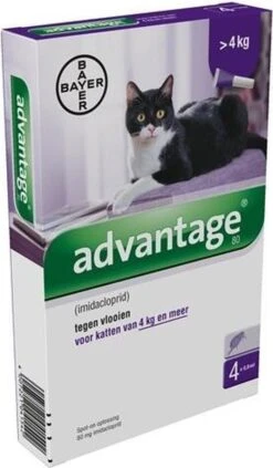 Bayer Advantage 40 Tegen Vlooien - <4kg - 4 X 0,4 Ml - Adult -Huisdierbenodigdheden Korting 701x1200 1