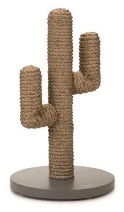 Designed By Lotte Houten Cactus - Krabpaal - Taupe - 35 X 35 X 60 Cm -Huisdierbenodigdheden Korting 704x1200
