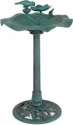 TA Waterschaal Voor Tuinvogels Kunststof - Groen - 50 X 50 X 80 Cm