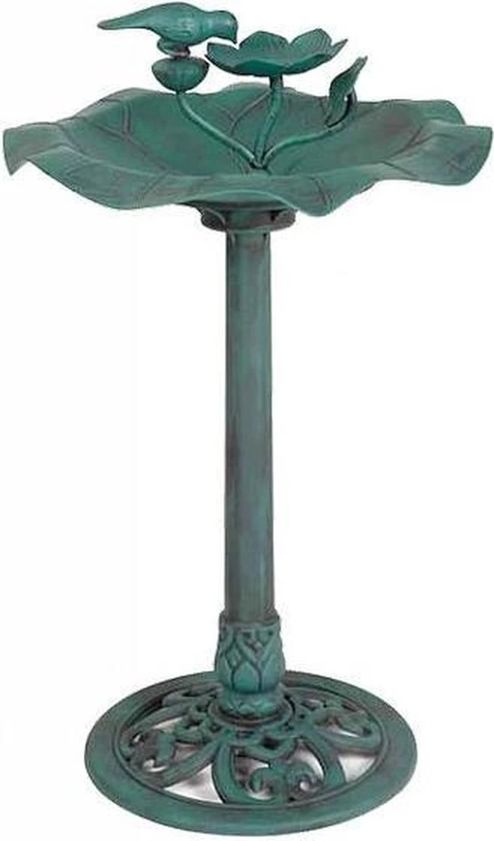 TA Waterschaal Voor Tuinvogels Kunststof - Groen - 50 X 50 X 80 Cm 3 TA Waterschaal Voor Tuinvogels Kunststof - Groen - 50 X 50 X 80 Cm