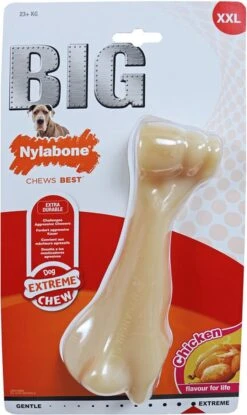 Nylabone Big Chew Kauwbot - Kipsmaak - Hond Zwaarder Dan 23 Kg -Huisdierbenodigdheden Korting 714x1200