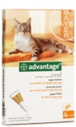 Bayer Advantage 40 Tegen Vlooien - <4kg - 4 X 0,4 Ml - Adult -Huisdierbenodigdheden Korting 722x1200 3