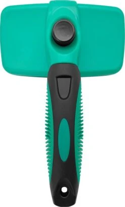 ElegaPet Hondenborstel Groen - Hondenhaar Verwijderen - Kat En Hondenkam - Slickerborstel Hond En Kat - Groomer - Ondervacht Kam Hond - Borstel Hond - Hondenborstel Langharig En Kortharig - Slickerborstel - Anti Klit/Knopen/Huidschilfers -Huisdierbenodigdheden Korting 723x1200