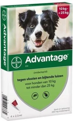 Bayer Anti Vlooienmiddel Advantage 400 25 - 40 Kg - 4 Pipetten -Huisdierbenodigdheden Korting 726x1200