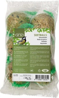Winter Vogelvoer Vetbollen 6x Stuks - Tuinvogels Voeren