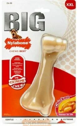 Nylabone Big Chew Kauwbot - Kipsmaak - Hond Zwaarder Dan 23 Kg -Huisdierbenodigdheden Korting 733x1200 3