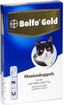 Bayer Bolfo Gold 40 Anti Vlooienmiddel - Kat - 0 Tot 4 Kg - 4 Pipetten -Huisdierbenodigdheden Korting 734x1200 6