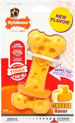 Nylabone Durable Cheese Bone - M -Huisdierbenodigdheden Korting 735x1200 2
