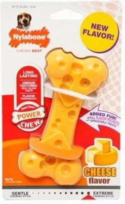Nylabone Durable Cheese Bone - M -Huisdierbenodigdheden Korting 735x1200 3