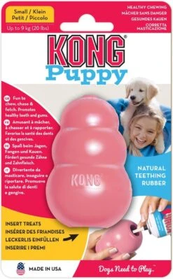 Kong Puppy - Kauwbot Hondenspeelgoed Small - Kauwbot - 85mm X 42mm - Groen/Wit -Huisdierbenodigdheden Korting 742x1200 4