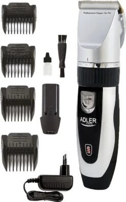 Adler AD 2823 Dierentondeuse Met Stille Motor - 4 Opzetstukken