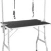 Tectake - Honden Trimtafel Met Twee Lussen - Zwart/zilver- 402893 -Huisdierbenodigdheden Korting 749x1200 2