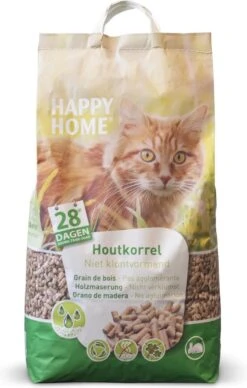 Happy Home Natural Wood - Kattenbakvulling - 20 L -Huisdierbenodigdheden Korting 764x1200 4