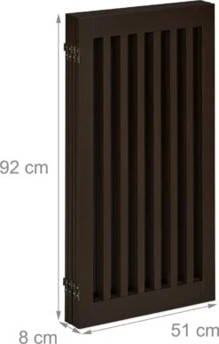 Relaxdays Veiligheidshekje Hout - 92 Cm Hoog - Kinderhek - Hondenhek - Inklapbaar - Bruin - 4 Panelen 19 Relaxdays Veiligheidshekje Hout - 92 Cm Hoog - Kinderhek - Hondenhek - Inklapbaar - Bruin - 4 Panelen -Huisdierbenodigdheden Korting 766x1200