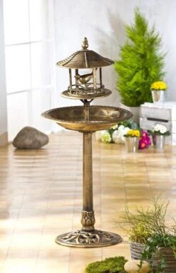 Merkloos Vogelbad Nostalgie - 105 X 50,5 Cm - Groen