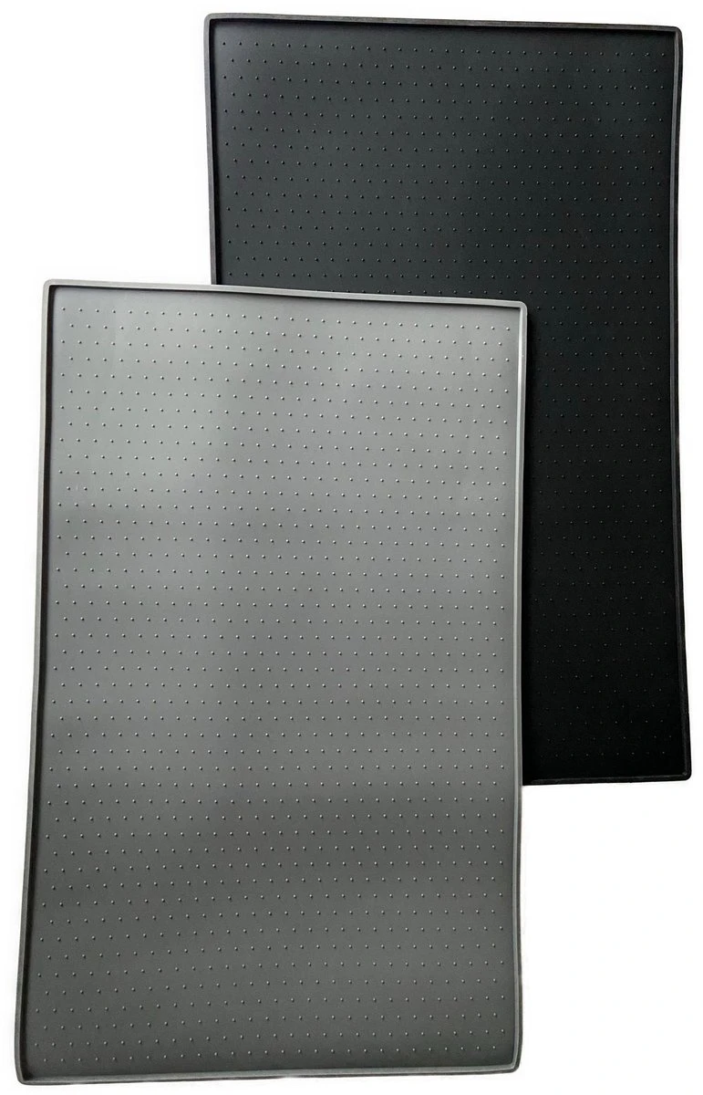 Placemat Voor Voerbak - Voermat Hond Kat - Grijs - Siliconen - 48x30cm 7 Placemat Voor Voerbak - Voermat Hond Kat - Grijs - Siliconen - 48x30cm - Image 5