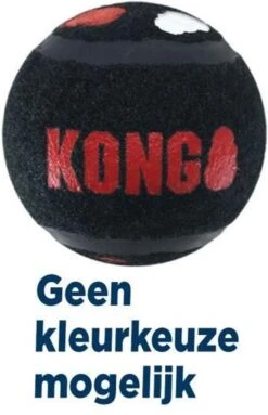 KONG Signature Speelballen M - Steviger Dan Tennisballen - Niet Schurend Materiaal - Speelbal Voor Honden - 3 Stuks -Huisdierbenodigdheden Korting 774x1200 4