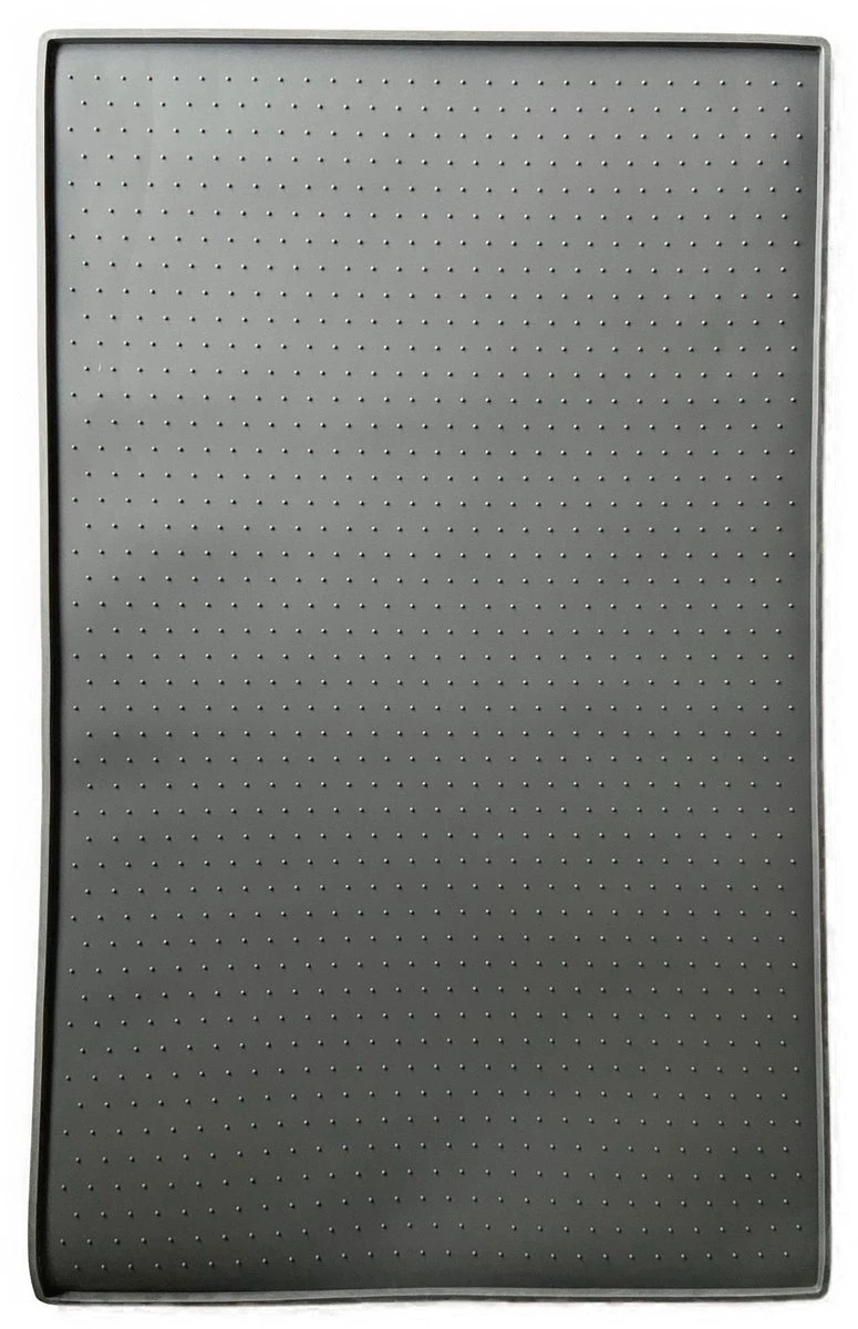 Placemat Voor Voerbak - Voermat Hond Kat - Grijs - Siliconen - 48x30cm 9 Placemat Voor Voerbak - Voermat Hond Kat - Grijs - Siliconen - 48x30cm - Image 7