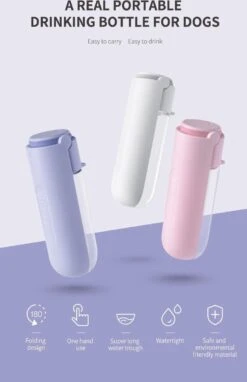 Vouwbare Honden Waterfles 420ml - Honden Fles Water - Honden Bidon - Honden Drinkfles - Paars 19 Vouwbare Honden Waterfles 420ml - Honden Fles Water - Honden Bidon - Honden Drinkfles - Paars -Huisdierbenodigdheden Korting 775x1200 6