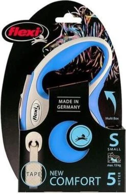 Flexi Rollijn New Comfort Tape L 8 M - Hondenriem - Blauw&Lichtgrijs -Huisdierbenodigdheden Korting 778x1200