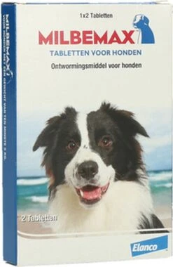 Milbemax Grote Hond 2x2 Tabletten - 1 ST à 2 X 2 TABL -Huisdierbenodigdheden Korting 780x1200
