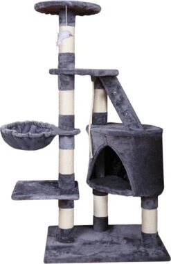 Merkloos MC Star Krabpaal Voor Grote Katten Cat Tree - 55 X 40 X 120 Cm - Grijs -Huisdierbenodigdheden Korting 781x1200 12