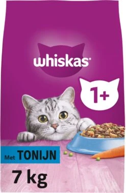 Whiskas 1+ Kattenbrokken - Tonijn - Zak 1 X 7 Kg -Huisdierbenodigdheden Korting 781x1200 9