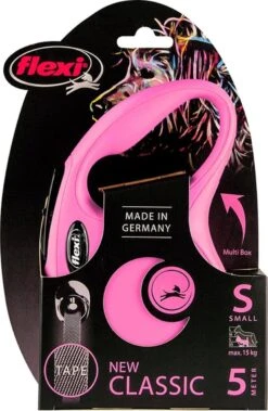 Flexi New Classic Tape - Hondenriem - Roze - S - 5 M -Huisdierbenodigdheden Korting 783x1200 1