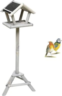 Merkloos Voedertafel - Vogelhuisje Wit Of Grijs -Huisdierbenodigdheden Korting 783x1200 6