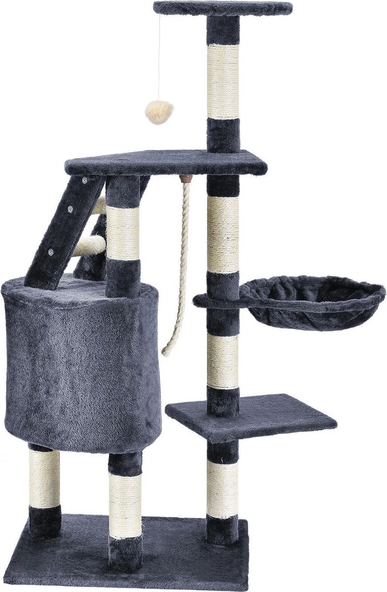 Merkloos Katten Krabpaal Buffy - 118 X 50 X 40 Cm - Grijs 4 Merkloos Katten Krabpaal Buffy - 118 X 50 X 40 Cm - Grijs - Image 2