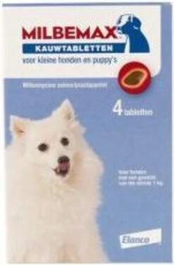 Elanco Milbemax Kauwtablet Hond - Anti Wormenmiddel - 12 G 4 Stuks 1 Tot 5 Kg -Huisdierbenodigdheden Korting 787x1200