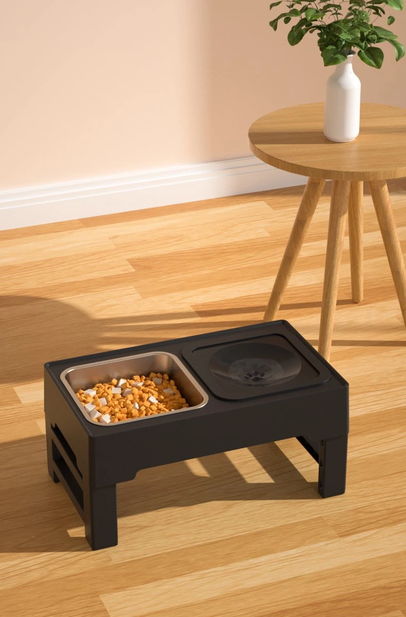 Voerbak Hond - In Hoogte Verstelbaar - Rvs Voerbak - Hondenvoerbak - Voerbak Hond Met Standaard - Voerbak Dubbel - Anti Schrokbak Hond - Drinkbak Hond - Honden - Kattenbak - Slow Feeder - Hond - Kat - Hondenmand - Hondenvoer - Kattenvoer - Zwart 3 Voerbak Hond - In Hoogte Verstelbaar - Rvs Voerbak - Hondenvoerbak - Voerbak Hond Met Standaard - Voerbak Dubbel - Anti Schrokbak Hond - Drinkbak Hond - Honden - Kattenbak - Slow Feeder - Hond - Kat - Hondenmand - Hondenvoer - Kattenvoer - Zwart