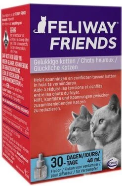 Feliway Friends - Navulling - 1 X 48 Ml - Anti-conflict Voor Katten -Huisdierbenodigdheden Korting 791x1200 6