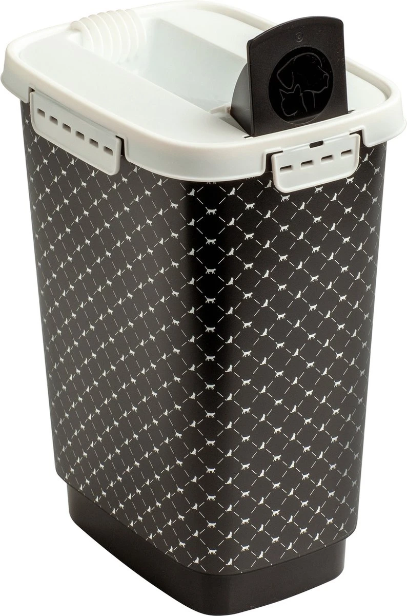 Rotho Voedselcontainer CODY - Voeropslag - 10l - Zwart 4 Rotho Voedselcontainer CODY - Voeropslag - 10l - Zwart - Image 2