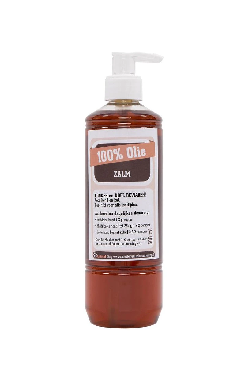 Zalmolie-honden-Animal King-500ml 4 Zalmolie-honden-Animal King-500ml - Image 2