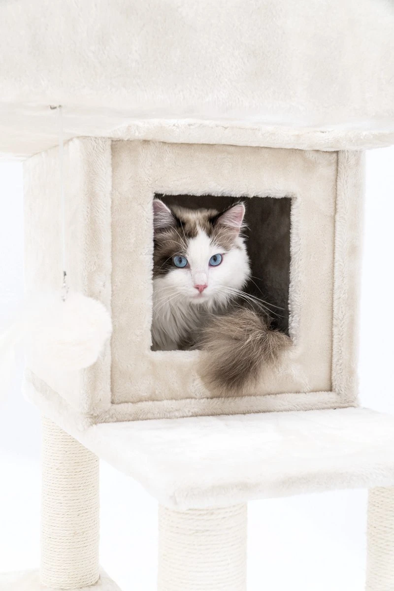 Petrebels Lodge 107 Krabpaal - Creme - Design - Zeer Stabiel 8 Petrebels Lodge 107 Krabpaal - Creme - Design - Zeer Stabiel - Image 7