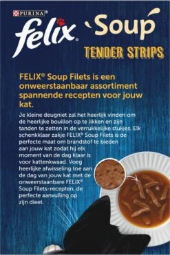 Felix Soup Tender Strips Met Rund, Kip & Lam - Katten Natvoer - 24 X 48g -Huisdierbenodigdheden Korting 800x1200 63