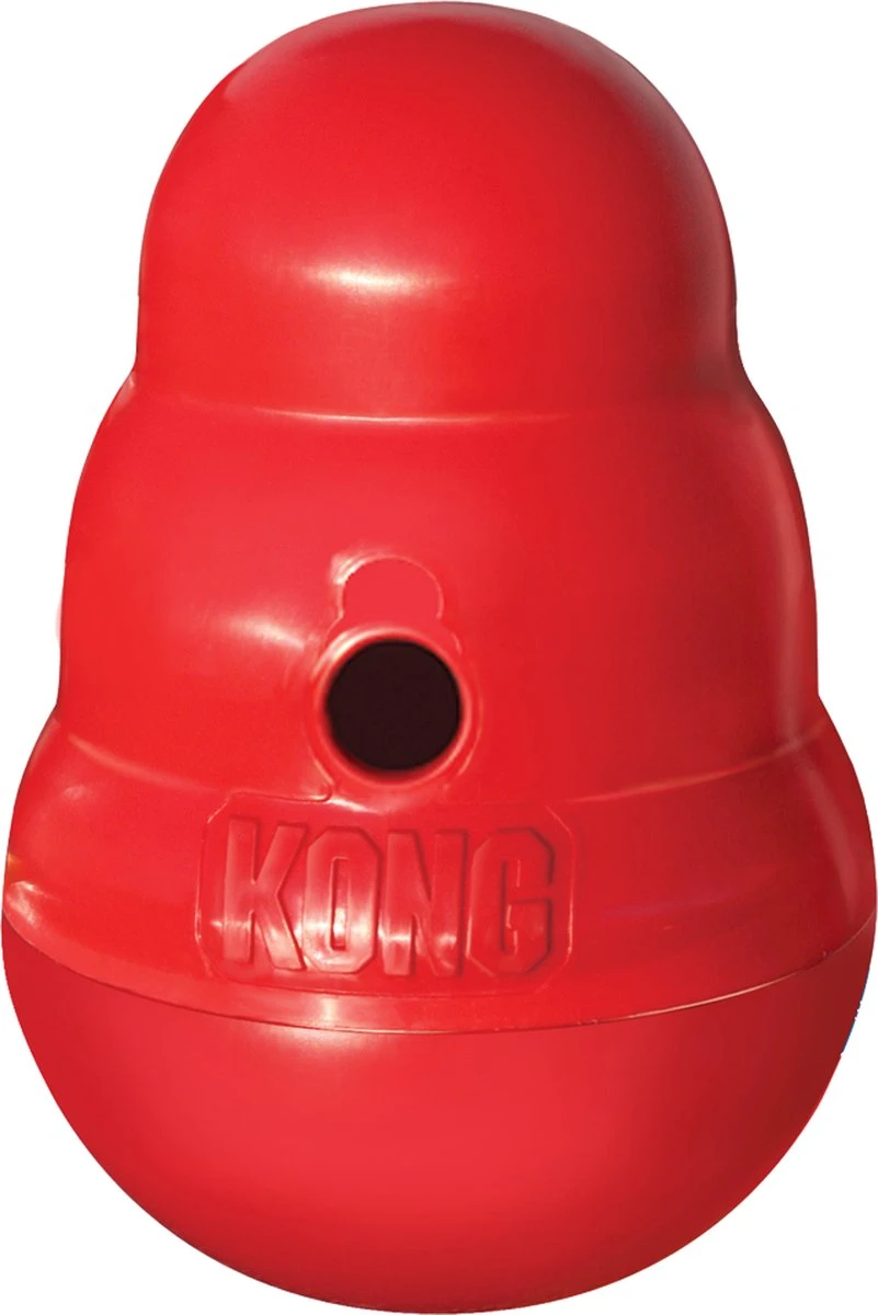 Kong Wobbler - Hondenspeelgoed - Rood - S - 15 X 11 Cm 3 Kong Wobbler - Hondenspeelgoed - Rood - S - 15 X 11 Cm