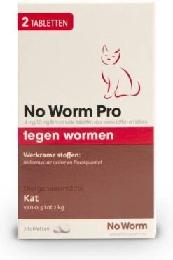 No Worm Pro Kat & Kitten - Anti Wormenmiddel - 2 X 2 Tab Vanaf 0.5 Kg Vanaf 6 Weken -Huisdierbenodigdheden Korting 802x1200 8