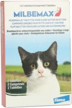 Elanco Milbemax Kitten & Kat - Anti Wormenmiddel - 2 Tab 0.5 Tot 2 Kg -Huisdierbenodigdheden Korting 803x1200 4