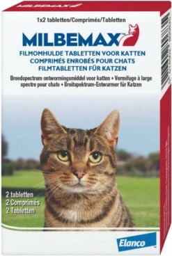 Milbemax Kat Ontwormingsmiddel 2 Tabletten