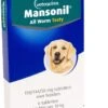 Mansonil All Worm Dog Tasty Ontwormingsmiddel (S/M Vanaf 2.5kg) - 6 Tabletten -Huisdierbenodigdheden Korting 809x1200