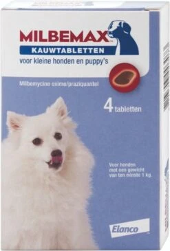 Elanco Milbemax Kauwtablet Hond - Anti Wormenmiddel - 12 G 4 Stuks 1 Tot 5 Kg -Huisdierbenodigdheden Korting 813x1200 1