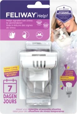 Feliway Help! - Verdamper + Cartridge - 7 Dagen - Kat - Tijdelijke Spannende Situaties Voor Je Kat -Huisdierbenodigdheden Korting 813x1200 3