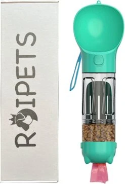 Merkloos 3 In 1 Honden Drinkfles - 350ml - Incl. Poepzakjes & Polsband- Lek Vrij - Voor Onderweg - Honden Bidon - Waterfles -Huisdierbenodigdheden Korting 817x1200 1