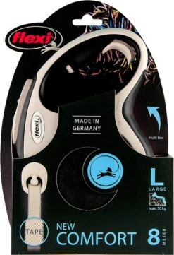 Flexi Rollijn New Comfort Tape L 8 M - Hondenriem - Zwart&Lichtgrijs -Huisdierbenodigdheden Korting 821x1200 1